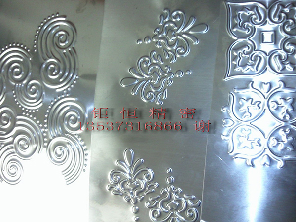 Stainless steel fireproof decorative material